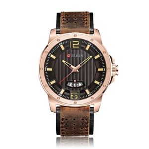Montre à quartz pour homme Curren 8293 de haute qualité, boîtier en alliage, montre à quartz pour homme avec calendrier, montre-bracelet sport étanche - Product Image 3