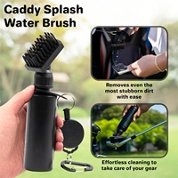 Brosse de nettoyage de balles et de clubs de golf personnalisée avec logo, brosse à eau, outil de nettoyage de golf avec clip