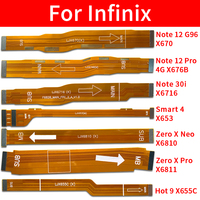 Pièces de Téléphone pour Infinix Hot 8 9 Note 12 Pro 30i Smart 4 Zero 8 30 5G X Neo Hot 50 Pro Plus 4G Pro, Câble Flexible Principal de Carte Mère
