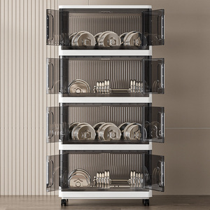 Household Plastic Double Door Bedroom <strong>Wardrobe</strong> Clothing Organizer Collapsible <strong>Storage</strong> <strong>Box</strong> with Lid - Product Image 5
