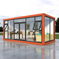 Offre spéciale Conteneur modulaire préfabriqué Maison Restaurant Conception préfabriquée avec matériau en acier Fournisseur doré
