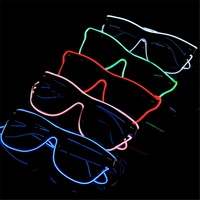Lunettes LED intelligentes programmables par application, RVB, sans fil, rechargeables par USB, lumineuses, pour la remise des diplômes, Diwali, Ramadan