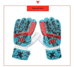 Guantes de Portero de Fútbol de Goma Transpirables con Protección para los Dedos, Antideslizantes y Resistentes al Desgaste, Todas las Tallas para Adultos y Niños - Product Image 4