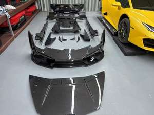 Para Lamborghini LP580 LP610 EVO, Kit de carrocería de fibra de carbono, actualizaciones Huracan, parachoques delantero estilo <span class=keywords><strong>Tecn</strong></span>, parachoques trasero, guardabarros - Product Image 6