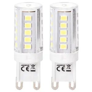 Lampada LED G9 3.5W - Confezione da 2, Basso Consumo, Lunga Durata, Ideale per Illuminazione in Spazi Ridotti e Decorativi. - Product Image 1