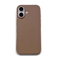 Coque souple en TPU mat pour iPhone 16, coque de protection antichoc en silicone pour iPhone 16E / 15 Pro Max