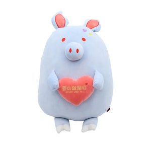 ตุ๊กตารูปหมูตัวการ์ตูน ODM หมอนกอดของเล่นตุ๊กตายัดไส้รูปสัตว์ - Product Image 5