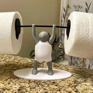 Weightlifter Toilet <b>Paper</b> <b>Holder</b> 3D Printed Barbell Lifter Toilet <b>Paper</b> <b>Roll</b> <b>Holder</b> Fitness Enthusiasts Gift Toilet <b>Roll</b> <b>Holder</b> - Product Image 2