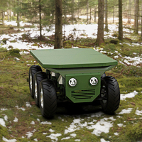 Véhicule tout-terrain LW-6 6x6 à double direction avant-arrière, électrique pur ou hybride, vitesse maximale jusqu'à 60 km/h