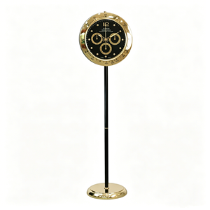 Reloj de Cuarzo de Lujo con Marco Dorado, Esfera Verde Esmeralda, Silencioso, Decorativo, Estilo <span class=keywords><strong>Abuelo</strong></span>, Vintage, Antiguo, para Sala de Estar - Product Image 2
