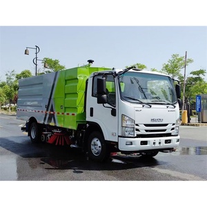Camión barredor de carreteras diésel de doble función FAW 4X2 con cepillo barredor y lavador - Product Image 1