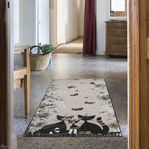 Custom <strong>Funny</strong> <strong>Doormat</strong> With Washable Rubber Backing Classic Style Home Floor Mat Nylon Inner Circle Runner Hallway Kitchen Rugs - Product Image 4