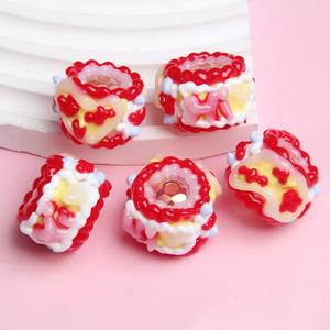 Cuentas sueltas nuevo Material de joyería DIY pintado a mano aceite pesado acrílico cuentas sueltas lindo Material de joyería de lujo cuentas - Product Image 3