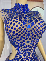 Robe de soirée en strass Novance Y3737, vêtements de mode en gros, robe sans manches pour femme, taille plus, vêtements pour club et soirée, 2024