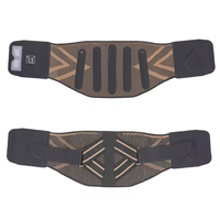 Sangle de soutien lombaire avancée en nylon flexible avec ions de cuivre, réglable, enveloppante, pour soulager les douleurs dorsales, la sciatique et protéger les disques, avec ressort