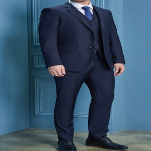 Banque hommes et femmes même professionnel bleu marine costume été entrevue emploi banque uniforme - Product Image 2