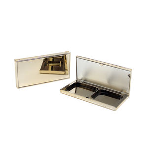 Großhandel Luxus <span class=keywords><strong>2</strong></span> Farbe leere Lidschatten-Palette mit Top-Stück leer benutzer definierte Private-Label-Make-up-Paletten ABS für die Verpackung - Product Image 1