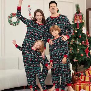 Conjuntos de Pijamas de Natal para a Família, Roupas Iguais para o Ano Novo, Pijamas em Xadrez para a Família - Product Image 1