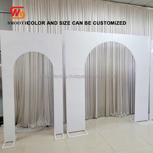 Arco de Metal Blanco para Decoración de Bodas, Personalizado de Fábrica, Soporte para Fondo Blanco - Product Image 3