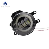 1 paire de feux antibrouillard de voiture LED Angel Eye DRL Feux de jour H11 12V Haute luminosité pour Toyota Feux antibrouillard universels