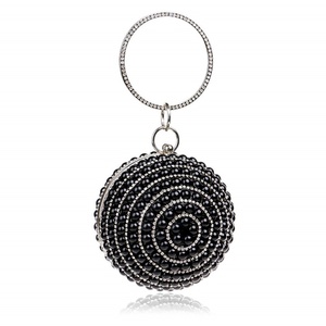 Bolso de mano con cuentas para mujer, decoración de perlas blancas, bolsos de noche, bolso de boda para la noche - Product Image 2