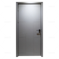 Foshan prix favorable moderne étanche porte d'hôtel appartement en bois plastique PVC Composite intérieur WPC porte