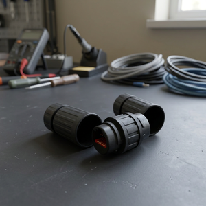Automotive RJ45 <b>Connectors</b> with Silver Alloy Contacts Nylon Housing Female Gender IP53 Rating - Product Image 2