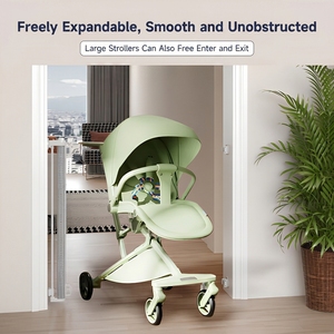 Barrière <span class=keywords><strong>de</strong></span> sécurité rétractable pour bébé, barrière en maille, 33 pouces <span class=keywords><strong>de</strong></span> hauteur, s'étend jusqu'à 55 pouces <span class=keywords><strong>de</strong></span> large pour les escaliers, les portes, les enfants et les animaux domestiques - Product Image 4
