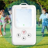 Material plástico estudiantes ancianos niños niñas niños SOS Google Maps AGPS 4G GPRS LBS Beidou posicionamiento GPS Tracker Control remoto