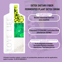 Boisson Détox Adulte 60 min, Peptide Minceur, Huile de Prune Fermentée, Orange Liquide, Probiotiques 50ml, Complément Alimentaire pour la Gestion du Poids