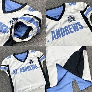 Último Diseño de Sublimación, Jersey de Fútbol Americano Reversible Personalizado, Manga Corta, Secado Rápido, Solo para Uso en Partidos - Product Image 5
