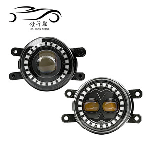 Fari Super Potenti, Luci Fendinebbia a LED da 4 Pollici, Luce Bianca e Gialla con Occhio d'<span class=keywords><strong>Angelo</strong></span> per Jeep e Fuoristrada - Product Image 1