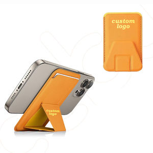 Accessorio per cellulare magnetico personalizzato con clip per carta d'identità in pelle sintetica adatto per portafogli magnetici di <span class=keywords><strong>iPhone</strong></span> 16 15 <span class=keywords><strong>14</strong></span> Pro Max - Product Image 1