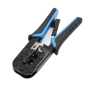 <span class=keywords><strong>Pince</strong></span> à sertir coupe-câble <span class=keywords><strong>Ethernet</strong></span> 6P 8P passe à travers le cliquet RJ45 <span class=keywords><strong>pince</strong></span> à sertir TJ05C568R - Product Image 2