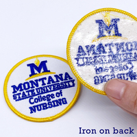 Services de broderie de numérisation de haute qualité Logo personnalisé Vêtements Patchs brodés