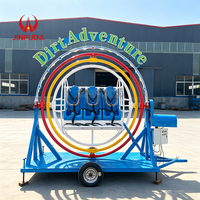 Manèges de parc d'attractions de haute qualité, gyroscope humain portable pour enfants et adultes en promotion