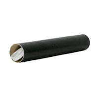 Tube noir imprimé écologique biodégradables, 50 pièces, emballage Kraft pour la livraison postale, A3 A2 A4