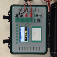 Testeur d'impédance de résistance de bobinage DC faible avec sélection de courant de sortie automatique 5mA/100mA/300mA/1A/10A et 6 vitesses de sélection de courant de sortie