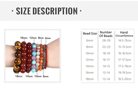 Cristal de pierres précieuses semi-précieuses de haute qualité or noir naturel Super Seven Quartz rutile perles rondes Bracelet pour femme