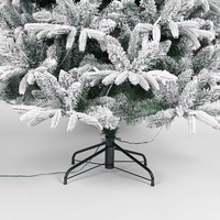 SHUANGYUAN Grand arbre de Noël artificiel élégant blanc en PE et PVC pour fêtes et célébrations du Nouvel An, vente en gros disponible