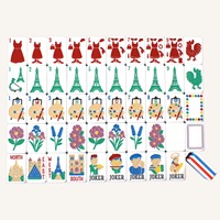 London Calling – Ensemble de Mahjong américain en acrylique à 5 couches, thème britannique, avec tuiles Bus Rouge, Big Ben et Théière, 160 pièces pour le divertissement