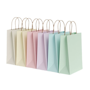 Custom Disposable Eco Friendly <b>Biodegradable</b> Recyclable Kraft <b>Paper</b> Bags Twisted Handle Printing Logo Brown Food Takeaway - Product Image 4