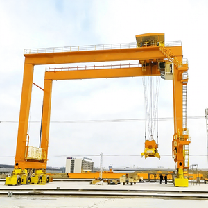 Grue portique à portiques mobiles 45 tonnes haute performance avec télécommande <span class=keywords><strong>sans</strong></span> fil, grue portique à pneus en caoutchouc pour conteneurs, vente en gros - Product Image 3