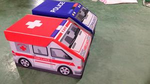 Coffre à jouets pour voiture de <span class=keywords><strong>police</strong></span>-Panier de rangement/organisateur pliable pour ranger des livres et des jouets Utilisation fonctionnelle pour les chaussures - Product Image 4