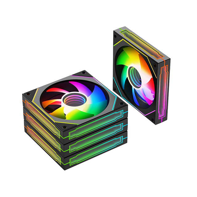 Sample 0.1 USD Cpu Cooling ARGB Fan High Performance 120mm LED RGB Heatsink COOLER PC FAN
