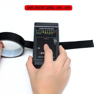 Resistente al calor de alta temperatura 10 ^ 6-10 ^ 9 <span class=keywords><strong>Cinta</strong></span> adhesiva de silicona de tela de vidrio de fibra de vidrio recubierta de PTFE ESD antiestática baja estática - Product Image 2