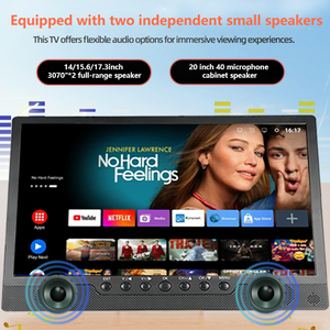 Android Smart Portable <span class=keywords><strong>TV</strong></span> 14 "15,6" 17,3 "20" Pantalla HD-Reproductor multimedia USB Mini Televisión - Product Image 6