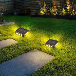 Ngoài trời chất lượng cao ABS cơ thể không thấm nước lên và xuống Đèn tường ấm trắng ánh sáng bên ngoài cho hàng rào vườn năng lượng mặt trời đèn tường - Product Image 4