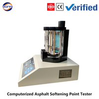 Testeur informatisé de point de ramollissement du bitume SKLY HR-2806F ASTM GB/T4507, appareil à anneau et bille pour la construction routière, laboratoire, garantie 1 an