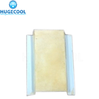 Panneau isolant en polyuréthane 50mm/75mm/100mm/120mm/150mm/200mm pour chambre froide congélateur avec acier de couleur